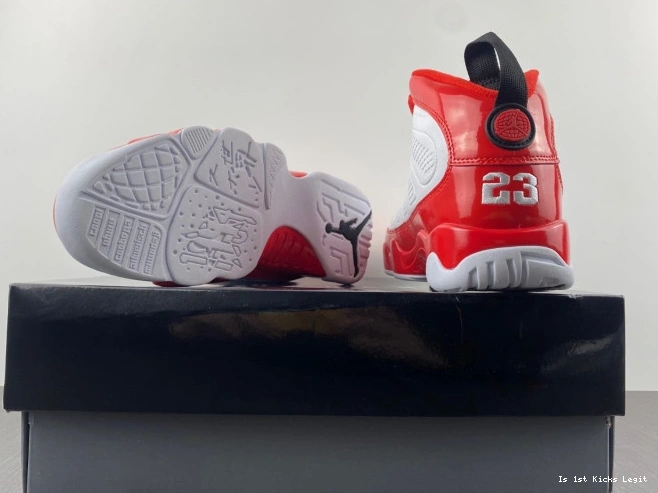 Gym Jordan 302370-160 9 Retro White Red Air 0807